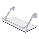 Waverly Place Floating Glass Shelf with Gallery Rail