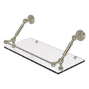 Waverly Place Floating Glass Shelf with Gallery Rail