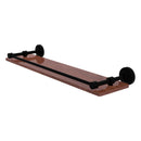 Waverly Place Collection Solid IPE Ironwood Shelf with Gallery Rail