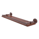 Waverly Place Collection Solid IPE Ironwood Shelf with Gallery Rail