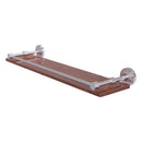 Waverly Place Collection Solid IPE Ironwood Shelf with Gallery Rail