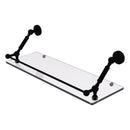 Waverly Place Floating Glass Shelf with Gallery Rail