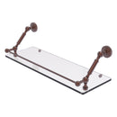 Waverly Place Floating Glass Shelf with Gallery Rail