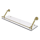 Waverly Place Floating Glass Shelf with Gallery Rail