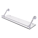 Waverly Place Floating Glass Shelf with Gallery Rail