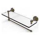 Waverly Place Collection Paper Towel Holder with Glass Shelf