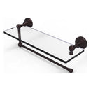 Waverly Place Collection Paper Towel Holder with Glass Shelf