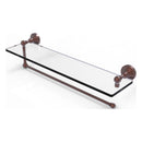 Waverly Place Collection Paper Towel Holder with Glass Shelf