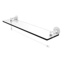 Waverly Place Collection Paper Towel Holder with Glass Shelf