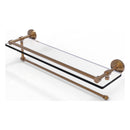 Waverly Place Collection Paper Towel Holder with Gallery Rail Glass Shelf