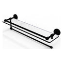 Waverly Place Collection Paper Towel Holder with Gallery Rail Glass Shelf