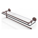 Waverly Place Collection Paper Towel Holder with Gallery Rail Glass Shelf