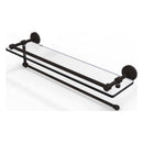 Waverly Place Collection Paper Towel Holder with Gallery Rail Glass Shelf