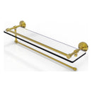 Waverly Place Collection Paper Towel Holder with Gallery Rail Glass Shelf