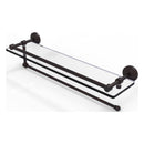Waverly Place Collection Paper Towel Holder with Gallery Rail Glass Shelf