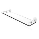 Waverly Place Collection Paper Towel Holder with Gallery Rail Glass Shelf