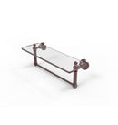Waverly Place Collection Glass Vanity Shelf  with Integrated Towel Bar