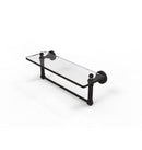 Waverly Place Collection Glass Vanity Shelf  with Integrated Towel Bar