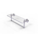 Waverly Place Collection Glass Vanity Shelf  with Integrated Towel Bar