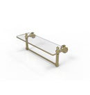 Waverly Place Collection Glass Vanity Shelf  with Integrated Towel Bar
