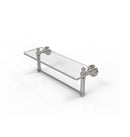 Waverly Place Collection Glass Vanity Shelf  with Integrated Towel Bar