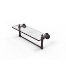 Waverly Place Collection Glass Vanity Shelf  with Integrated Towel Bar