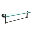 Waverly Place Collection Glass Vanity Shelf  with Integrated Towel Bar
