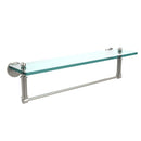 Waverly Place Collection Glass Vanity Shelf  with Integrated Towel Bar