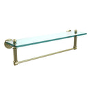 Waverly Place Collection Glass Vanity Shelf  with Integrated Towel Bar