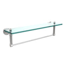 Waverly Place Collection Glass Vanity Shelf  with Integrated Towel Bar