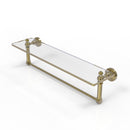 Waverly Place Collection Glass Vanity Shelf  with Integrated Towel Bar