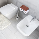 Waverly Place Porte-papier de toilette  2 rouleaux avec 茅tag猫re en bois