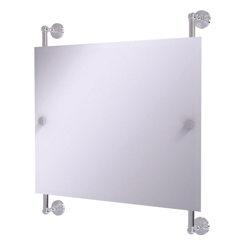 Miroir rectangulaire horizontal sans cadre mont sur rail Waverly Place