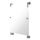 Waverly Place Collection Arched Top Frameless Rail Mounted Mirror