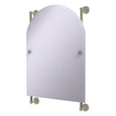 Waverly Place Collection Arched Top Frameless Rail Mounted Mirror