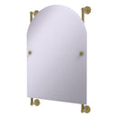 Waverly Place Collection Arched Top Frameless Rail Mounted Mirror