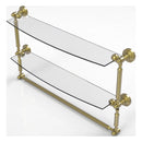 Waverly Place 脡tag猫re en verre  deux niveaux avec barre  serviettes int茅gr茅e