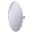 Frameless Oval Tilt Mirror with Beveled Edge