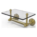 Waverly Place Collection Two Post Toilet Tissue Holder with Glass Shelf