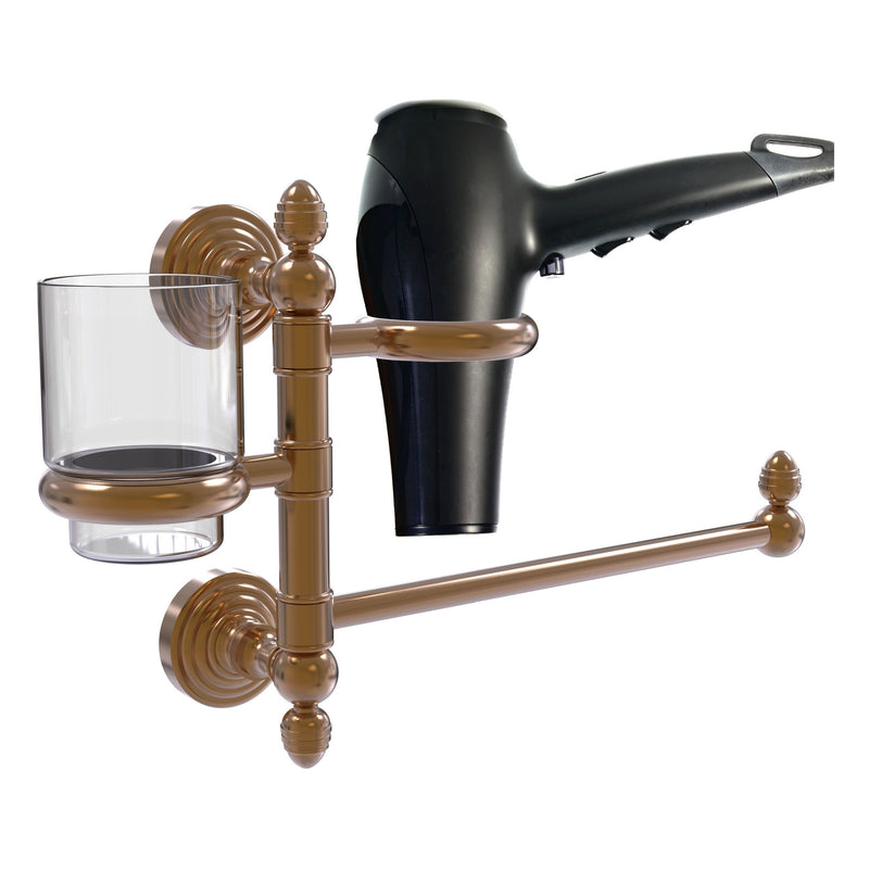 Waverly Place Collection Hair Dryer Holder and Organizer