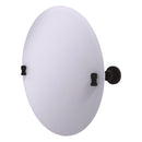 Miroir inclinable rond sans cadre avec bord biseaut茅
