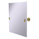 Miroir inclinable rectangulaire sans cadre avec bord biseaut茅