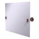Miroir inclinable rectangulaire horizontal sans cadre avec bord biseaut茅