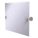 Miroir inclinable rectangulaire horizontal sans cadre avec bord biseaut茅