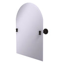 Miroir arqu茅 inclinable sans cadre avec bord biseaut茅